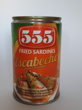 555 Sardines Escabeche 155g
